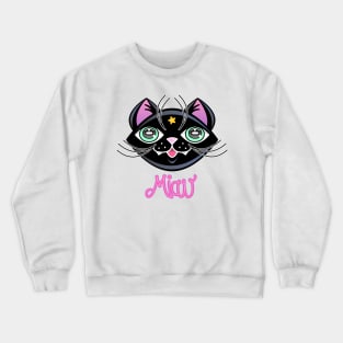 miau cat Crewneck Sweatshirt